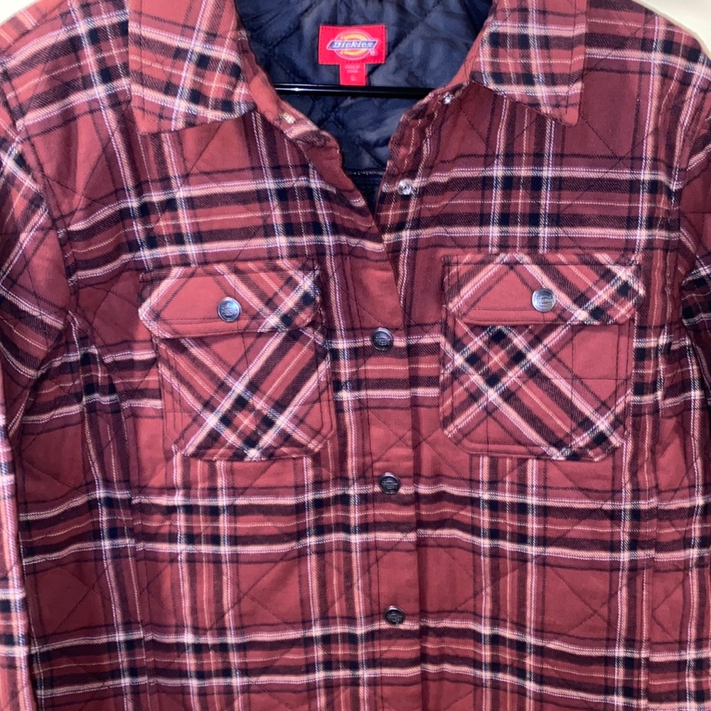 NEW dickies flannel/jacket